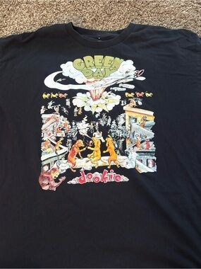 Green Day Dookie Graphic Band Tee Black XL